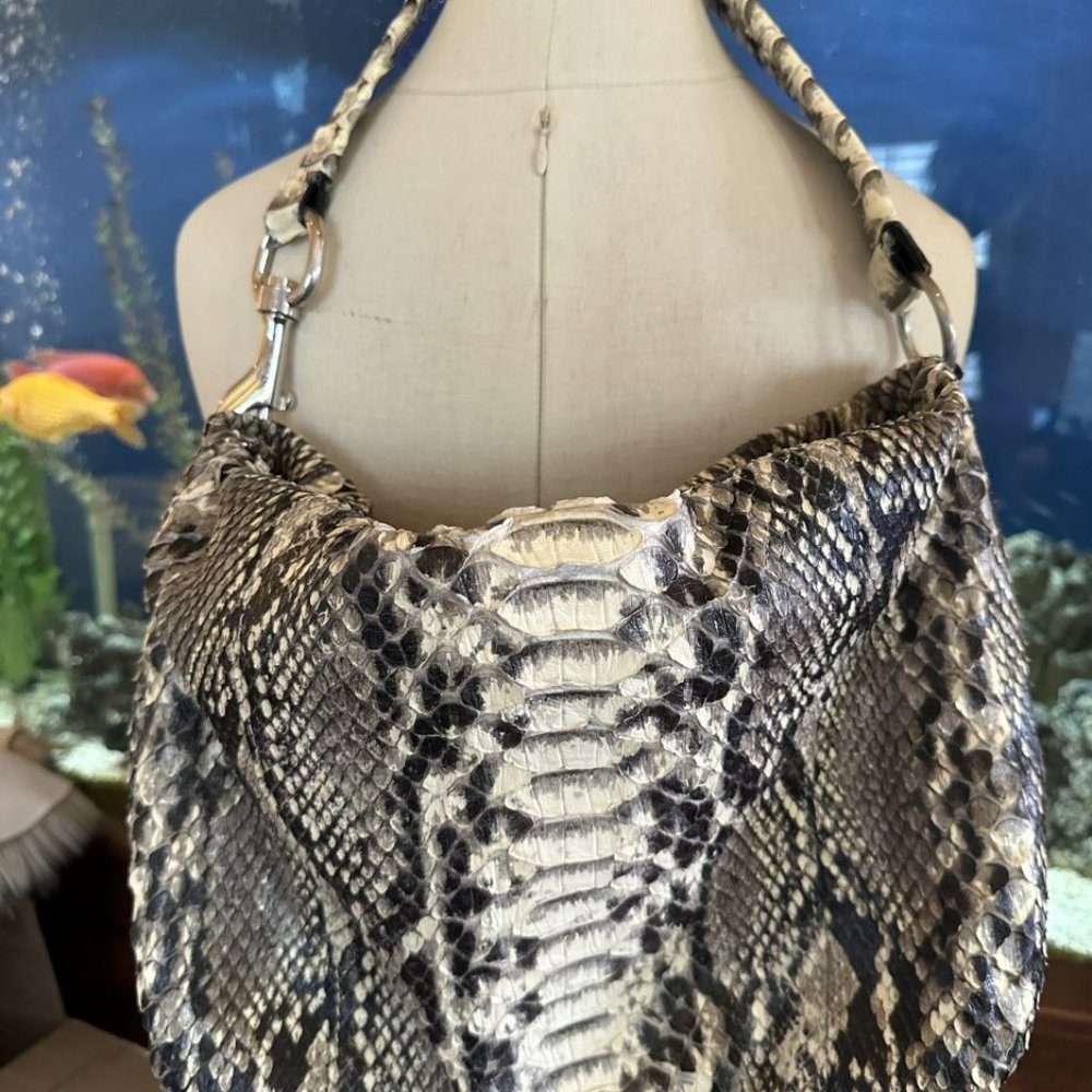 Made in Italy 100% Pithon Hobo Bag